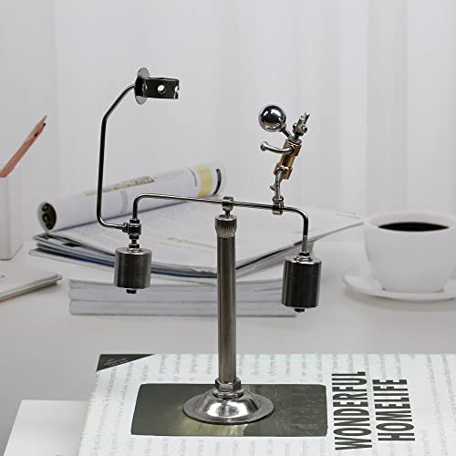 Sunnytech Play Basketball Balancing Kinetic Art Physics Toy - Decompressive Science Psychology Home Office Desk Decor WJ267 - style: WJ267