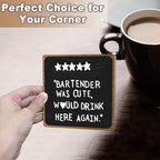 Funny Home Bar Plaque, Wooden with Stand, Bar Table Decorations, Desk Shelf Decor Supplies - style: Bar Sign