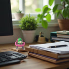 Miniature Frog Anime Figurines - Resin Desk Figurines, Cool Office Gadgets for Desk, Fun Desk trinkets Gift for Frog Lover（Pink Sofa） - size: 02-frog-sofa-pink