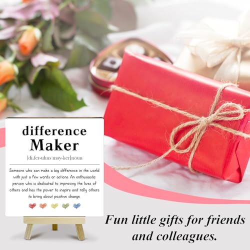Home Office Decor, Difference Maker Definition Desk Decor, Employee Appreciation Gifts, Admin Professionals Day Gift, Teacher Mentor Gifts (MP07) - color: MP07