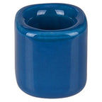 Mega Candles 10 pcs Dark Blue 1/2 Inch Diameter Ceramic Chime Ritual Spell Candle Holders, Great for Casting Chimes, Meditation, Rituals, Spells, Vigil, Witchcraft, Wiccan Supplies - color: Dark Blue, size: 10 Pieces