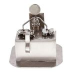 NOVICA Recycled Auto Parts Sculpture, 4.7" Tall, Rustic Accountant', Metallic