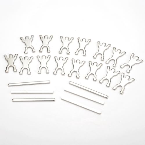 PowerTRC Magnetic Desktop Sculpture (Acrobats) | Mini Magnetic Art Decoration for Desktop | Fun Stress Relief Office Gift (2 Packs) - size: 2 Set