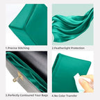 DGAZ Silk Purse Organizer Insert Fits Hermes Kelly Elan Bags，Silky Smooth Bag Organizer，Luxury Handbag & Tote Shaper(Menthe) - color: Menthe