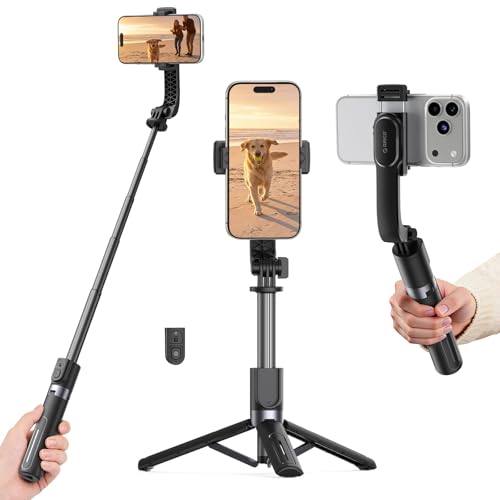 ORICO Aluminum Portable Selfie Stick Tripod, 35'' Mini Tripod for iPhone, Extendable Stand with Detachable Wireless Remote & 360° Rotating Phone Holder – Ideal for Content Creators, Vloggers, Travel - size: 35''
