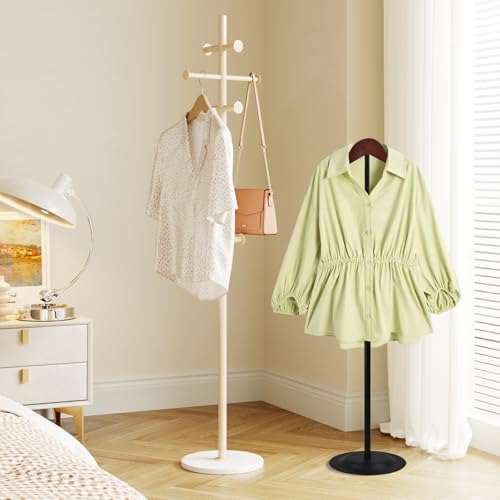 4 Pack T Shirt Display stand, Adjustable T shirt Shoulder Stand for Vendor Portable Hanging wooden Clothes Rack for Clothing Dress Jacket Coat Retail 17-31 Inch, Black - color: Black
