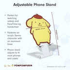 Sonix x Sanrio Character Phone Stand | Adjustable Cell Phone Holder, Desk Stand, Dock | Pompompurin - color: Pompompurin