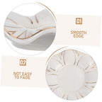 Levemolo Minimalist Ceramic Tealight Candle Holder Small and Table Centerpiece for Wedding