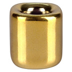 Mega Candles 5 pcs Gold 1/2 Inch Diameter Ceramic Chime Ritual Spell Candle Holders, Great for Casting Chimes, Meditation, Rituals, Spells, Vigil, Witchcraft, Wiccan Supplies - color: Gold, size: 5 Pieces