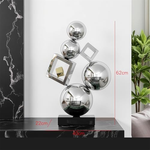 Statue Decorations Luxury Living Room TV Cabinet Wine Cabinet Ornaments Entryway Decorations Metal Crafts Home Decor Object