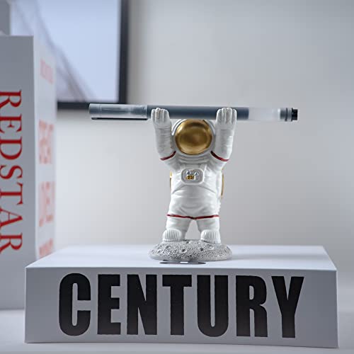 BUTILIVEEN Astronaut Pen Pencil Holder Stand for Desk, Resin Pen Display Stand Pencil Display Holder for Home Office Gifts, Standing Astronaut Pen Holder - style: Pen Stand