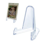 36 PCS Acrylic Display Holder Clear Display Easel Stands for Coins Capsules Phone Medals Stones Cards (Medium) - size: 36 PCS / 2.3"