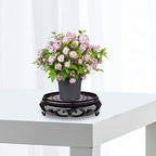 Hapivida Plant Stand, 6.8in Round Vase Base Plant Riser Flower Pot Display Stand Plant Rack Holder Planter Tray Furniture Indoor Outdoor for Desktop Counter Room