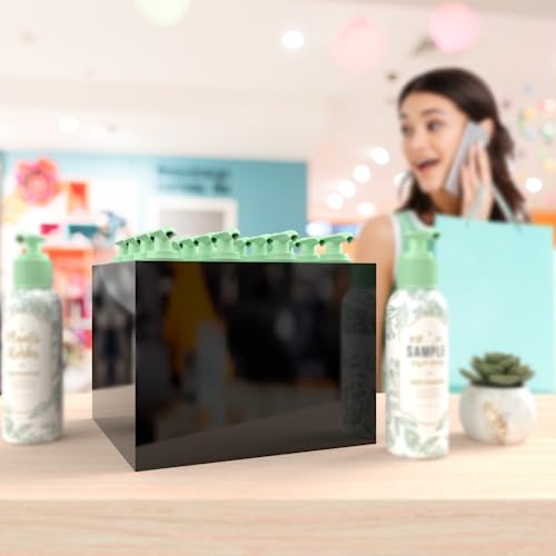 12" x 12" x 9" Acrylic Display Riser Box with One Open Side No Lid Glossy Black Versatile Square Merchandise Storage Bin or Retail Product Riser by Marketing Holders - color: Black, size: 12"w x 12"d x 9"h