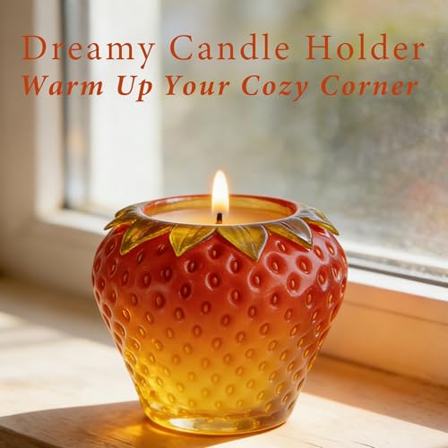 1 Pc Strawberry Epoxy Resin Storage Box Silicone Mold 3D Fruit Candle Container Mold for DIY Craft Jewelry Trinket Home Decor Makeup Brush Holder Organizer Pen Holder Flower Planter Pot - color: Strawberry Resin Mold