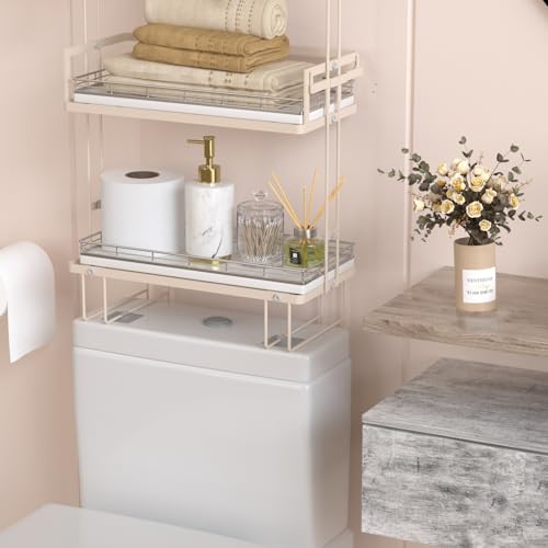 Oak Bathroom Toilet Tank Tray, 13" Wood Back of Toilet Paper Basket Tank Topper Storage, Vanity Tray for Perfume Makeup Candle Toiletry Organizer for Kitchen Coffee Table Silver Tray Decor - color: Silver, size: 13" x 6.5" x 1.5"