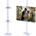 Adjustable Tabletop Acrylic Easel Stand for Picture Frames & Photo Display – Art Easel, Holds Frames up to 30" H, Perfect for Table Decor, Wedding Sign, Artwork Holder - size: 1-Pack, 30"H