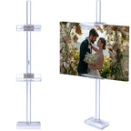 Adjustable Tabletop Acrylic Easel Stand for Picture Frames & Photo Display – Art Easel, Holds Frames up to 30" H, Perfect for Table Decor, Wedding Sign, Artwork Holder - size: 1-Pack, 30"H