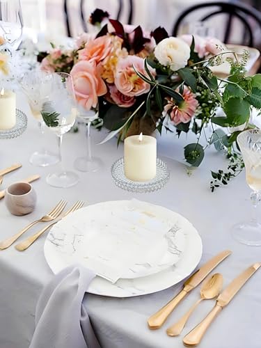 3.8 Inch Clear Glass Pillar Candle Holder Plates Set of 4 Coaster Holder Round Candle Stand for Table Centerpieces, Wedding,Party,and Home Decor - color: Clear