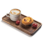Bathroom Vanity Tray, Bathroom Tray for Counter, Toilet Tank Tray, Wood Bathroom Tray for Organizing and Home Decor (9.8 x 5.1 x 0.8 inch) - size: 9.8" x 5.1" x 0.8"
