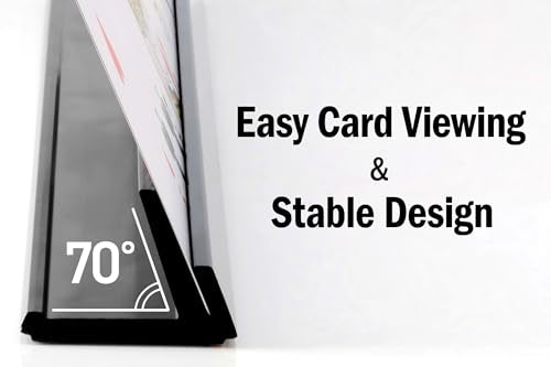 Hands Free Card Holder Stand, Non-Slip, 4 pieces, 13.4 Inches (34 cm), Made in Japan, for Card Games, Lightweight, TCG, (White) - style: 4 Pack-White