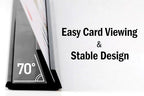 Hands Free Card Holder Stand, Non-Slip, 4 pieces, 13.4 Inches (34 cm), Made in Japan, for Card Games, Lightweight, TCG, (Dark Gray) - style: 4 Pack-Dark Gray