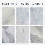 Koville African Natural Marble Cutting Board for Kitchen Pastry Bread, 12" x 8" Genuine Marble Cheese Board Stone Tray for Counter, Bathroom Perfume Tray Jewelry Candle Plate (Namib Fantasy) - color: Namib Fantasy