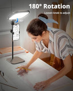 UBeesize Zoom Lighting for Computer, Video Conference Lighting for Video Calls, Desk Light with Stand and Phone Holder for Webcam, Home Office, Podcast, Online Meetings, Live Streaming - style: 1-pack