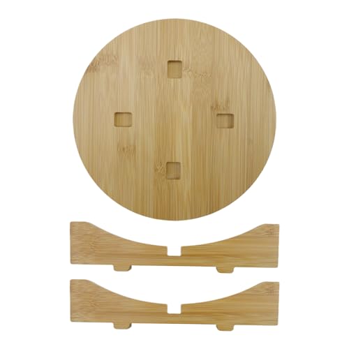 Oedema 7.6" Solid Wood Small Plant Stand Round Plant Riser Short Plant Stand Indoor for Small Plants, Flower Pot, Vase, Home Decor - size: 7.6inch/193mm