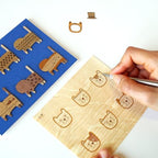 KINOWA Animal Art Kit Kiharie Cat Carnival Made in Japan