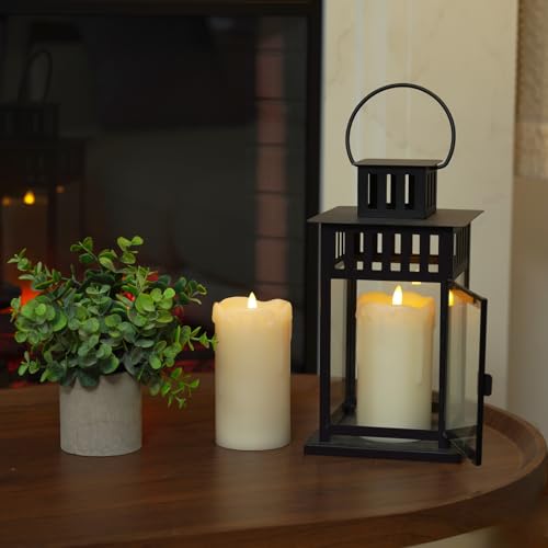 Raycare 6"x3" Dripping Wax Flameless Candles, Battery Operated LED Candles with Remote Control and Timer, Electric Fake Plastic Pillar Candles, Set of 2 - color: D3"xH6"6"-Ivory Wax