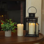 Raycare 6"x3" Dripping Wax Flameless Candles, Battery Operated LED Candles with Remote Control and Timer, Electric Fake Plastic Pillar Candles, Set of 2 - color: D3"xH6"6"-Ivory Wax