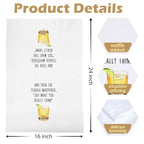 Tequila Gifts Kitchen Towels - Funny Mexican Tequila Gifts Waffle Decorative Dish Towels, Alcohol Gift Hand Towel, Mexican Tea Towel, 16×24 Inches - color: Tequila- 02