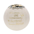 Pavilion - When Someone We Love Becomes A Memory, That Memory Becomes A Treasure - Round 5 Inch Tealight Candle Holder