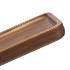 Bathroom Vanity Tray, Bathroom Tray for Counter, Toilet Tank Tray, Wood Bathroom Tray for Organizing and Home Decor (13.8 x 6 x 0.8 inch) - size: 13.8" x 6" x 0.8"