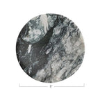 Bloomingville Marble Soap Dish, Black Mélange (Each One Will Vary) - color: Black