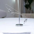The Fisherman Balancing Sculpture, Kinetic Fishing Sculpture - Balance Art for Your Space, Metal Fisherman Statue Home Office Desktop Ornament, Gift for Fishing Lovers