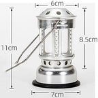 Mini Tealight Holder,Compact Hanging Lantern Party Tea Light Stand, Candle Holder Ornaments Tent Lamps for Parties,Fishing, Camping, Indoor Outdoor Decoration