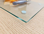 Tempered Glass Cutting Board – Long Lasting Clear Glass – Scratch Resistant, Heat Resistant, Shatter Resistant, Dishwasher Safe. - color: Glass