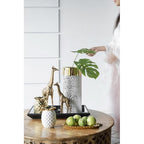 A&B Home 6" Pineapple Vase, Gold Gold/Modern Chic