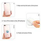 Bonoma Phone Ring Holder, 3 Pack Good Vibes Only Universal Finger Ring Stand Grip Kickstand Compatible with Smartphones and Tablets - color: Good Vibes Only