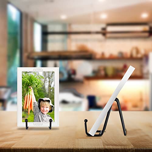 IBosins 5 Pack 3 Inch Small Plate Holder Display Stands, Mini Metal Black Frame Stand for Picture, Book, Photo Easel, Creation, Collectibles - color: Black, size: 3 Inch