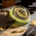 Real Snake Specimen in Dome Resin - Naturally Deceased Snake with Glow-in-the-Dark Effect, Perfect for Science Education, Oddities Collectors, and Biology Enthusiasts (3.5 x 1.6 Inches) - color: Snake Specimen (3.5" X 1.6")