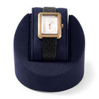 Microfiber Single Watch Stand Display Jewelry Watch Showcase Display Stand(Blue) - color: Blue