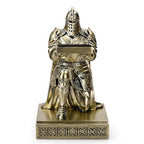 King's Guard Watch Display Stand Eyeglass Jewelry Bracelet Necklace Holder Trays Towers Resin Pen Holder Warrior Knight Mobile Phone Stand for Office & Home (Bronze) - color: Bronze
