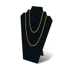 6pcs/ Pack 12.5inches Black Velvet Necklace Easel Jewelry Organizer Displays Stand with Reinforced Bracket - color: Black Velvet