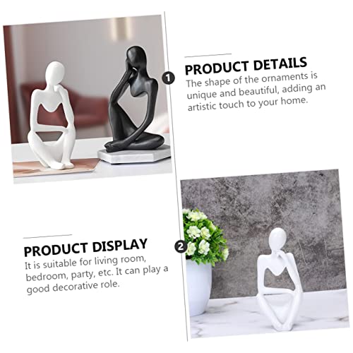 Zerodeko Abstract Thinker Sculpture Art Ornament for Home Decor Figure for Living Room Bedroom and Office Decoration