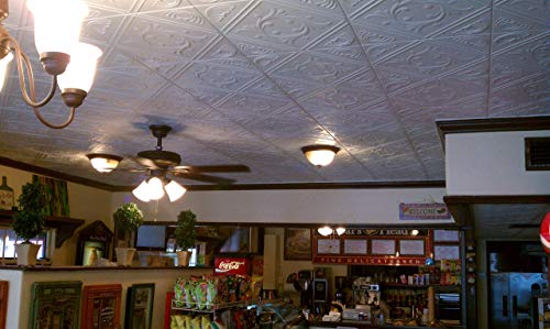 Antique Ceilings Anet White Decorative Styrofoam Ceiling Tiles for Glue-up Application