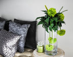WGVI Quality Thick Weighted Clear Cylinder Glass Vases, 4" W x 6" H, Flower Arrangement Glass Candle Holders Wedding Centerpieces Terrarium Planter Floral Storage Container Pen Brush Holder, 1 Piece - size: 4"x6"H