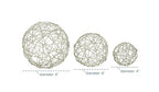 Deco 79 Metal Geometric Decorative Sculpture Home Decor Statues, Set of 3 Accent Figurines 8", 6", 4"D, Silver